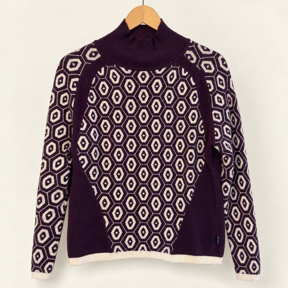 Vintage Just Cavalli Wool Angora Blend Geometric Sweater Vintage 2004